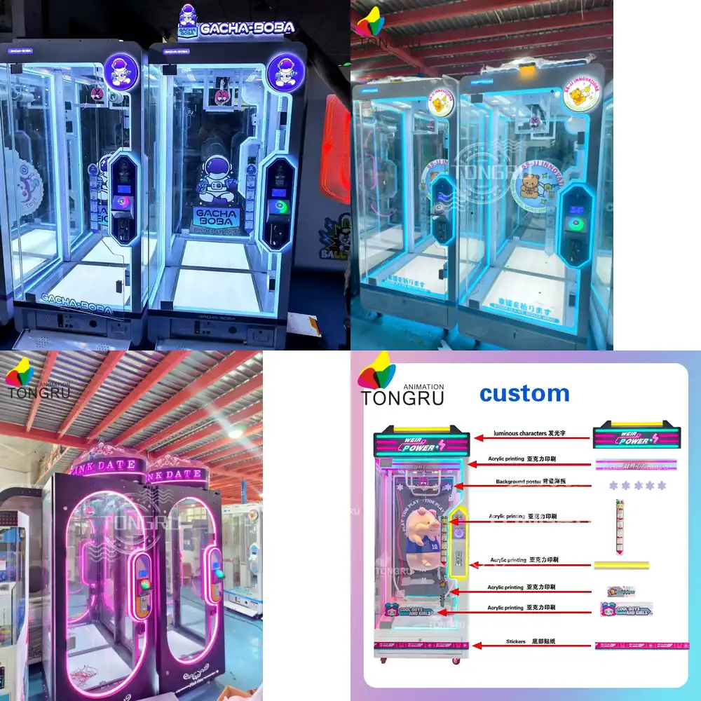 Vending Arcade Games - Big Toy Crane Cut the Rope