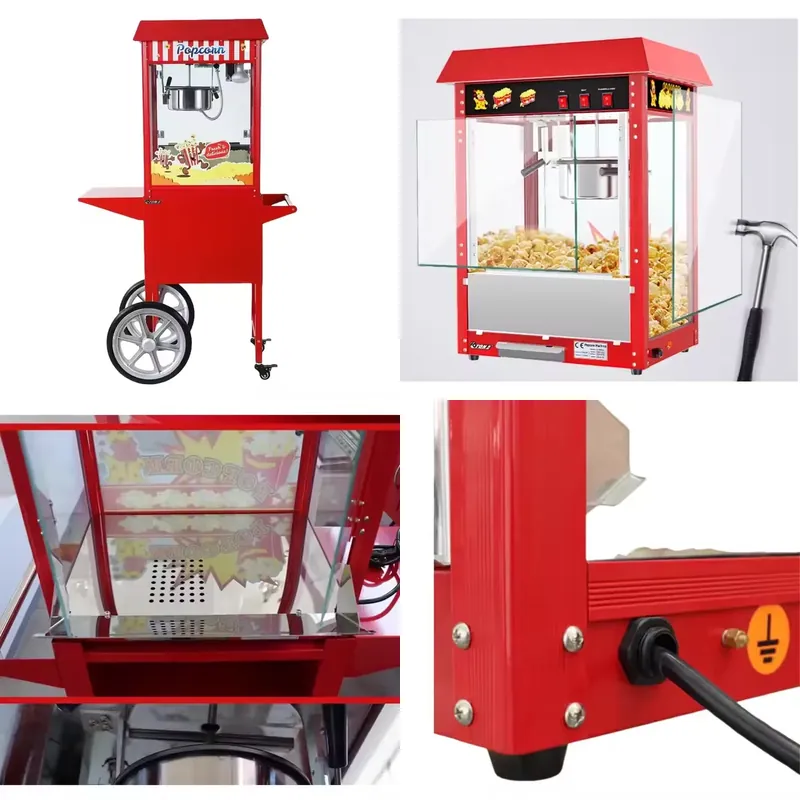 Hot Air Commercial Popcorn Mak - Commercial Vending Machine recension och pris