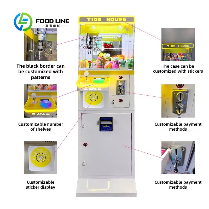 Customized Mini Coin Operated  - Prize Capsule Toy Machine recension och pris