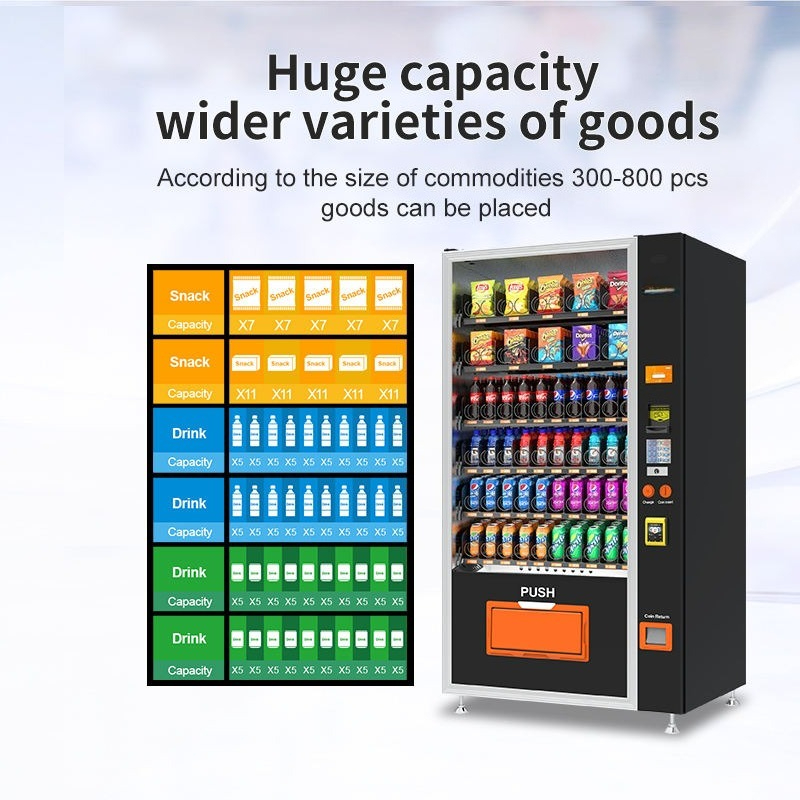 Drinks and Snacks Touch Screen - Commercial Vending Machine recension och pris