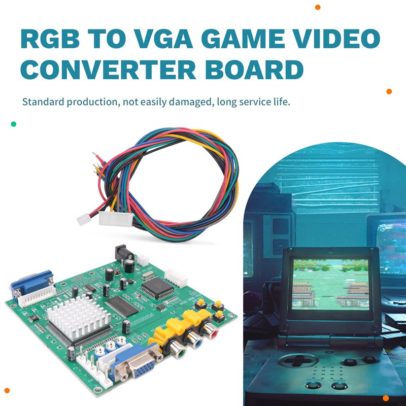 GBS8200 CGA/EGA/YUV/RGB To VGA - Usb Game Board Jamma recension och pris