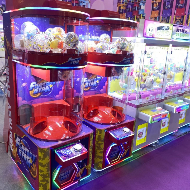 Amusement Park Metal Coin Oper - Prize Capsule Toy Machine recension och pris