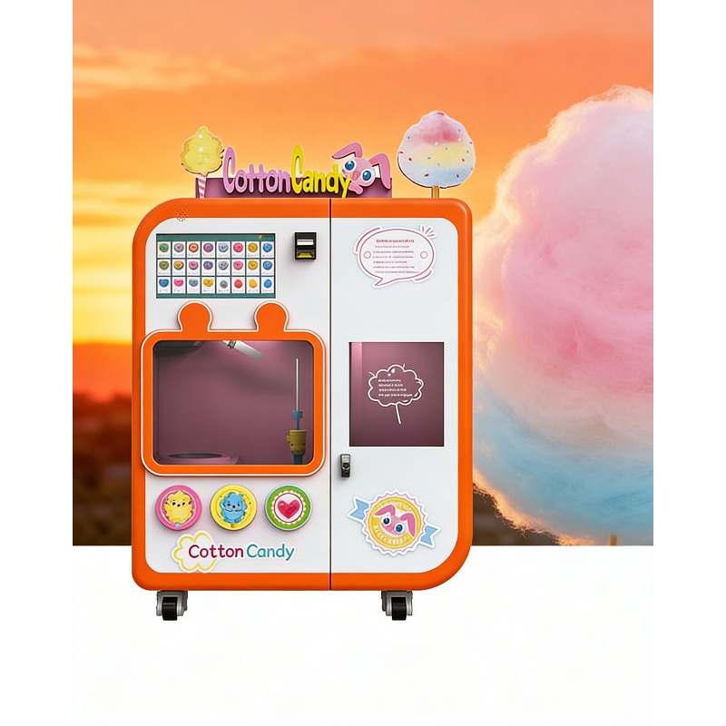 Fully Automatic Cotton Candy V - Commercial Vending Machine recension och pris