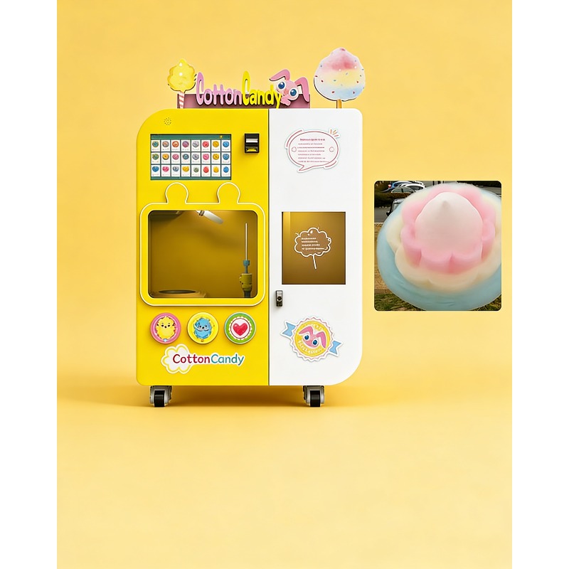 Fully Automatic Cotton Candy V - Commercial Vending Machine recension och pris