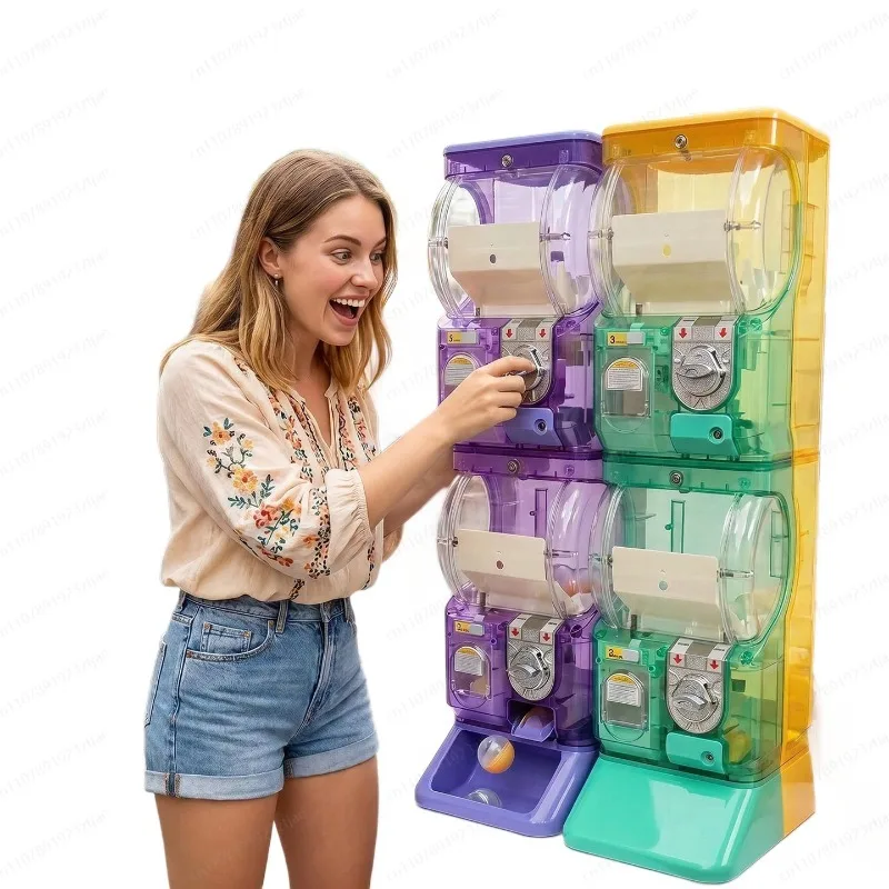 Transparent White Two Tier Gas - Arcade Vending Machine recension och pris