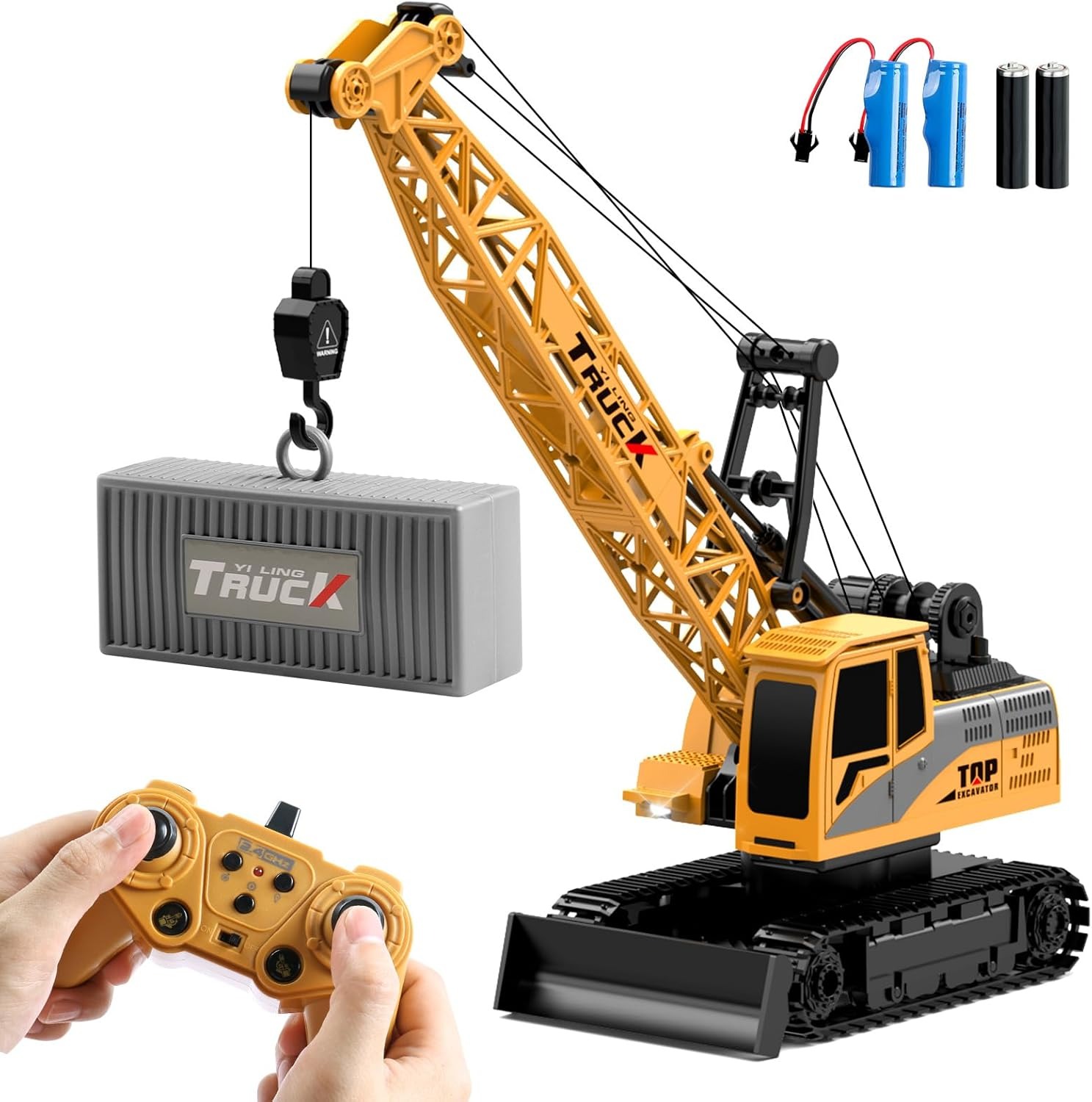 RC Crawler Crane Toy Alloy Rem - Claw Crane Machine recension och pris