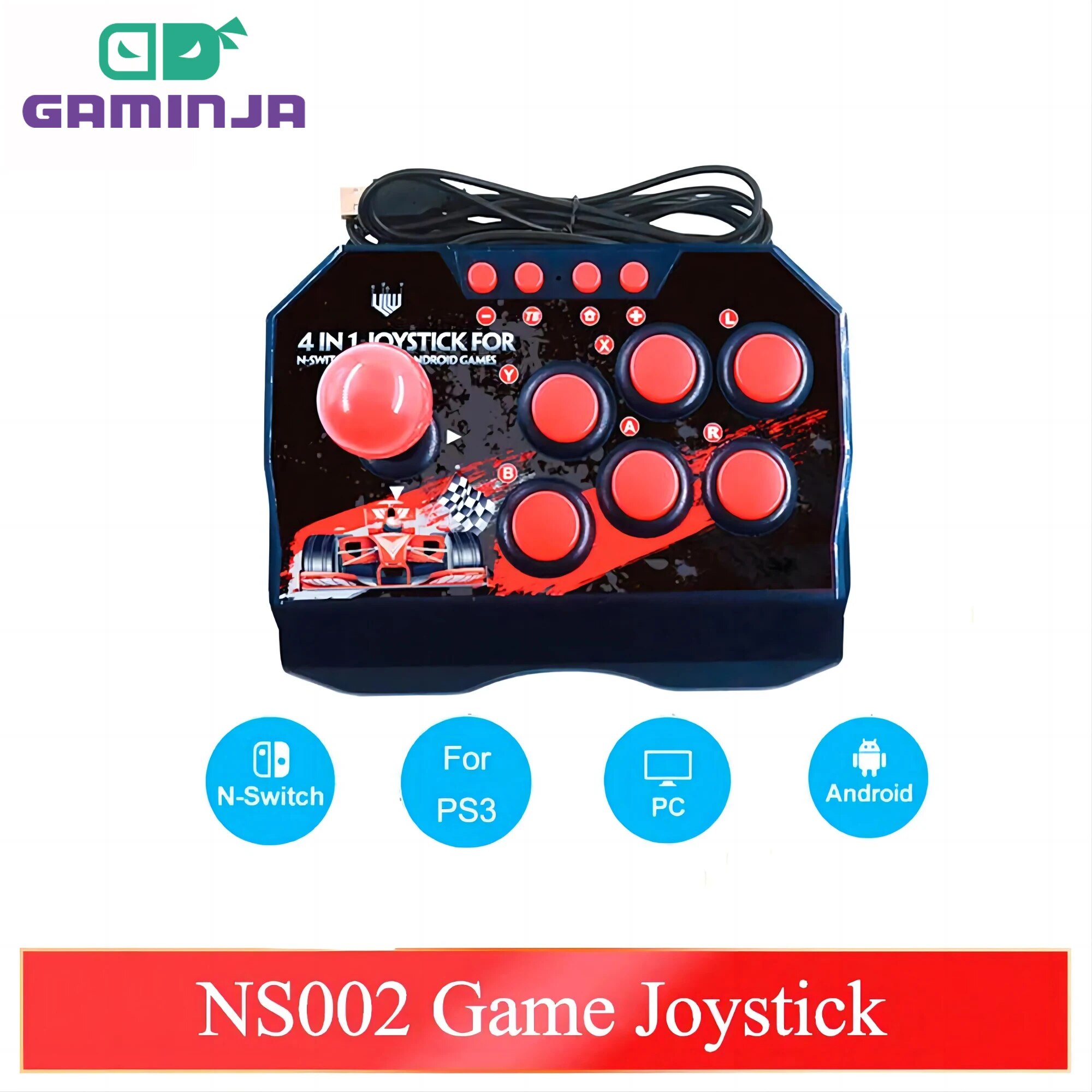 GAMINJA NS002 4 In 1 Retro Arc - Arcade Vibes recension och pris