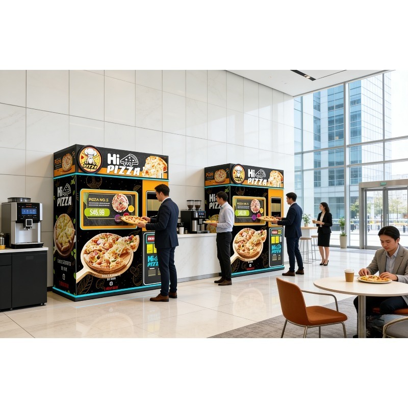 Automatic Pizza Making Vending - Commercial Vending Machine recension och pris