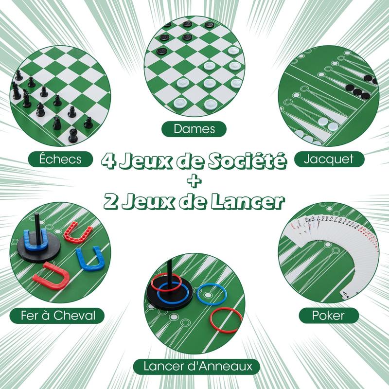 12-in-1 Combo Game Table Set w - Air Hockey Table recension och pris