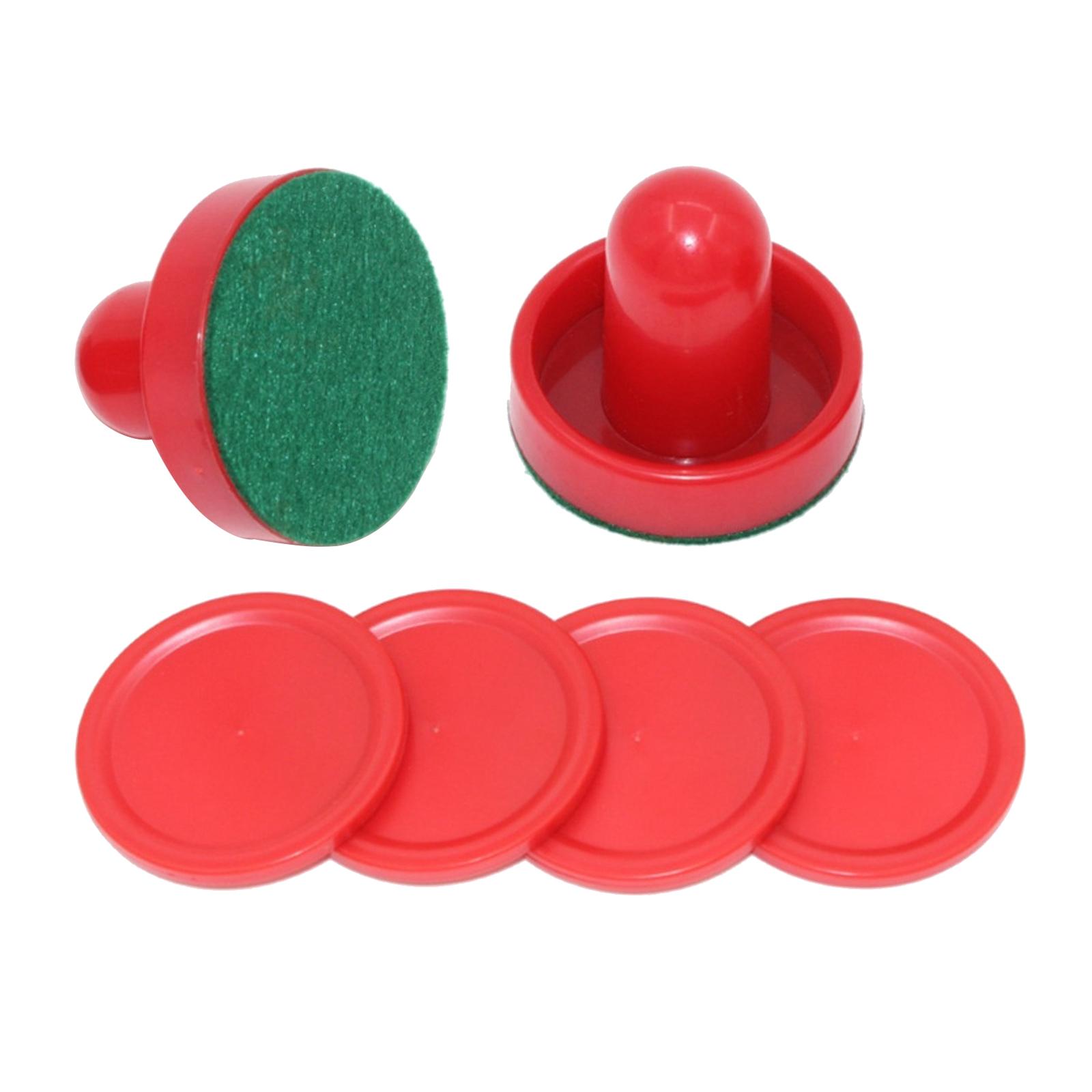 2PCS  Pushers and 4PCS Pucks G - Air Hockey Table recension och pris