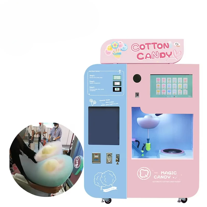 Customized Cotton Candy Vendin - Commercial Vending Machine recension och pris